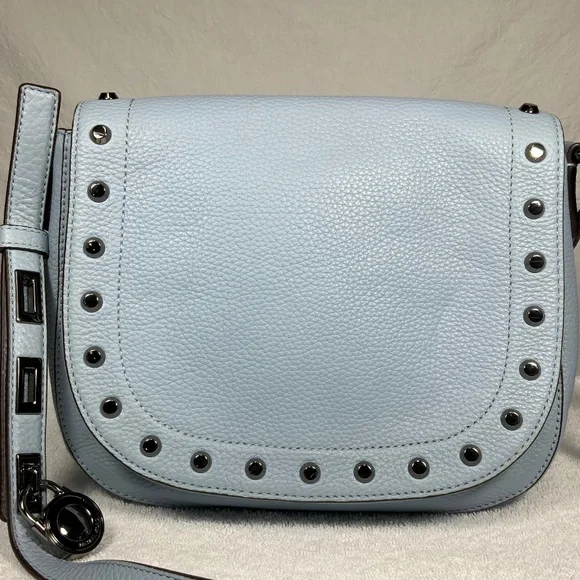 NWOT - Michael Kors Hamilton Traveler Studded Bag & Wristlet - Picture 5 of 15